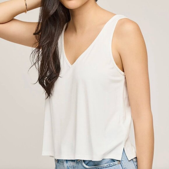 GENTLE FAWN Kai Tank in White Sz L - Picture 1 of 9